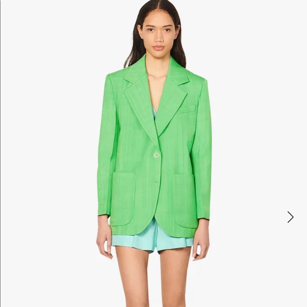 Sandro tailored jacket - ‘green grass’ blazer